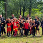 Kung fu students celebrate at our park demo 2024