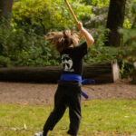 Kung fu students celebrate at our park demo 2024