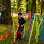 Kung fu students celebrate at our park demo 2024